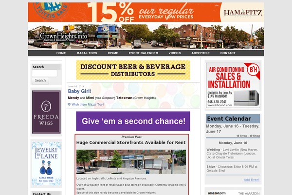 Roots theme site design template sample