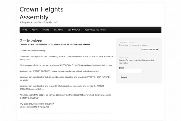 Tiga theme site design template sample