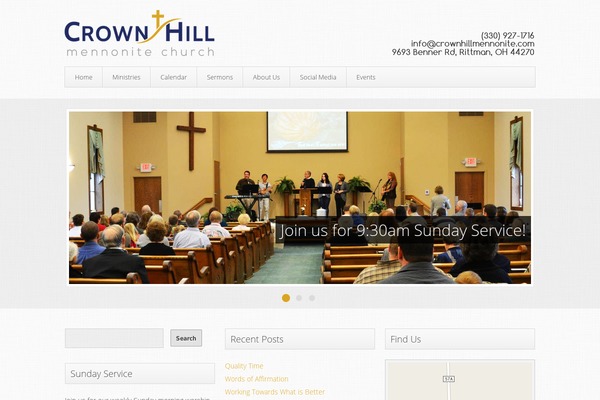 Trinity theme site design template sample