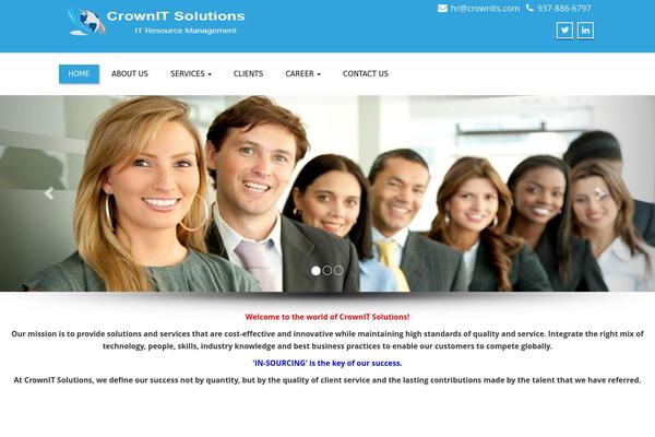 Enigma theme site design template sample