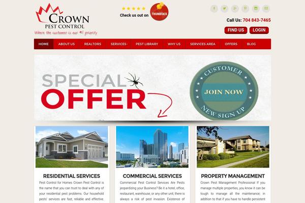 crownpest.biz site used Natural