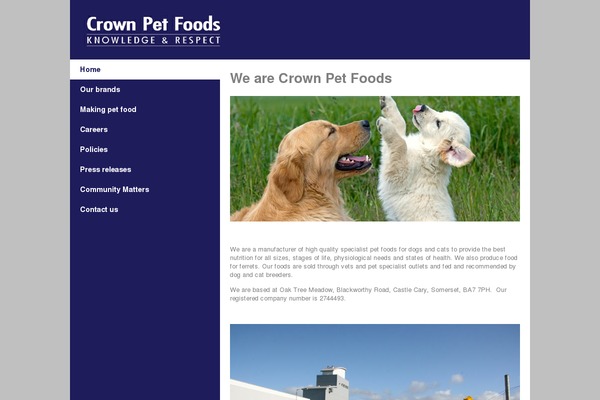 crownpetfoods.co.uk site used Cpf