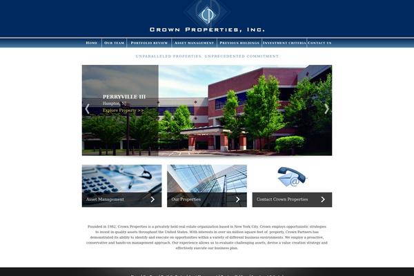 Crown theme site design template sample