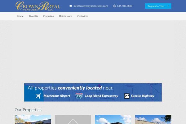 Realia theme site design template sample