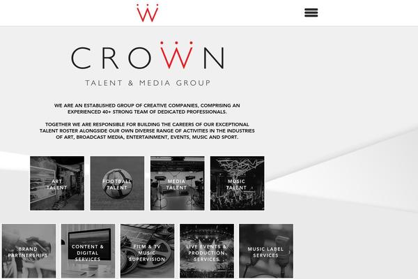 Crown theme site design template sample