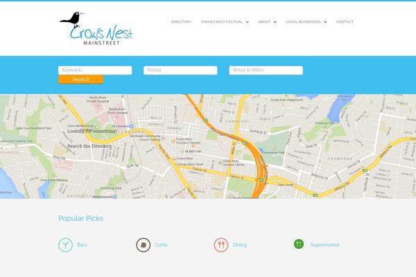 Business Finder theme site design template sample
