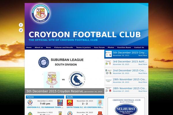 Football Club theme site design template sample