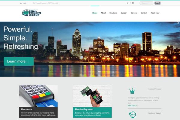 Maximus theme site design template sample