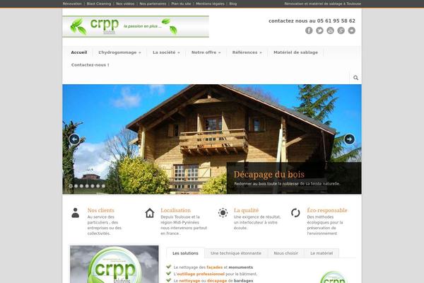 Modernize theme site design template sample