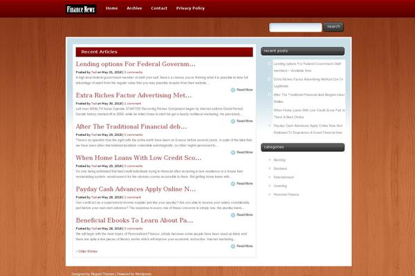 Wooden theme site design template sample