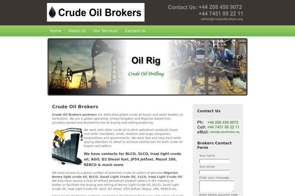 crudeoilbrokers.org site used Barista
