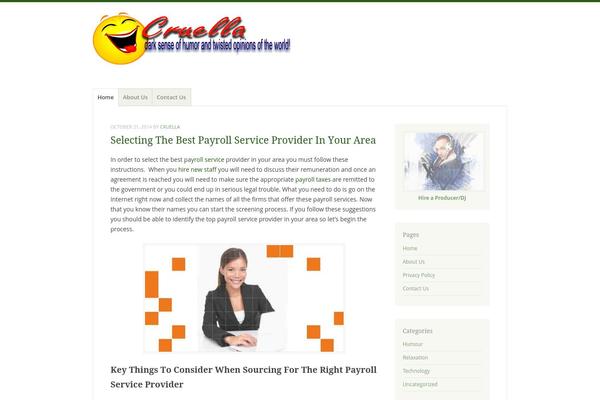 Misty Lake theme site design template sample