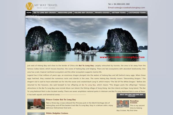 Straightahead theme site design template sample