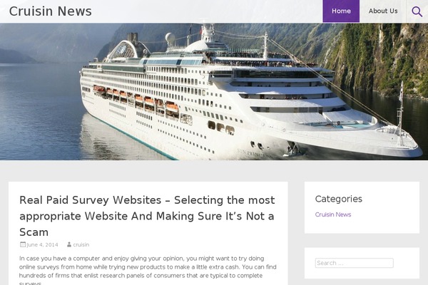 Radiate theme site design template sample