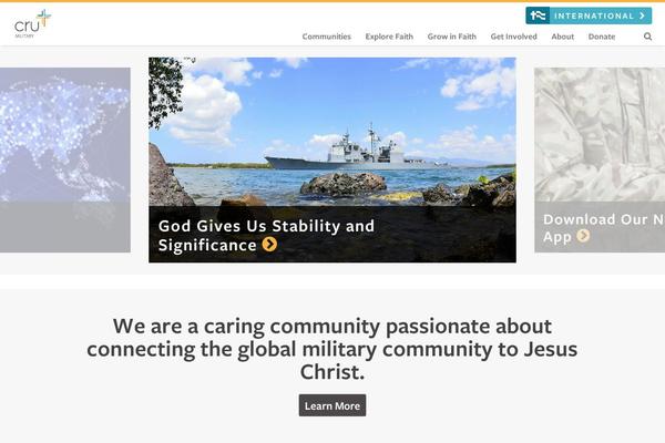 cru-military theme websites examples