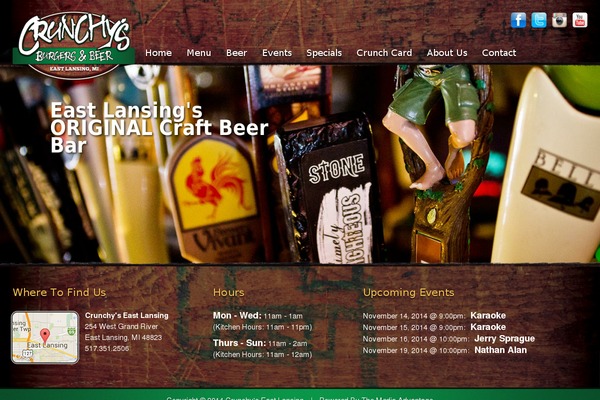 crunchyseastlansing.com site used Cemah-framework