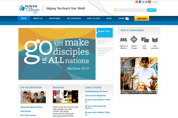 Hybrid theme site design template sample