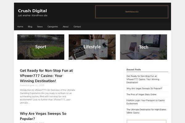 NewsPaperly theme site design template sample