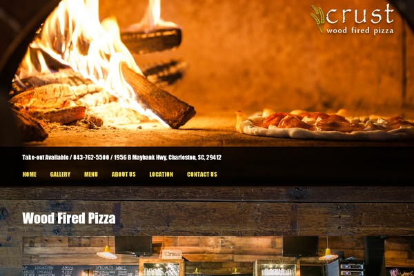 Crust theme site design template sample