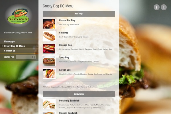 crustydogdc.com site used Crustydog