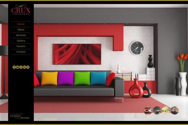 Crux theme site design template sample