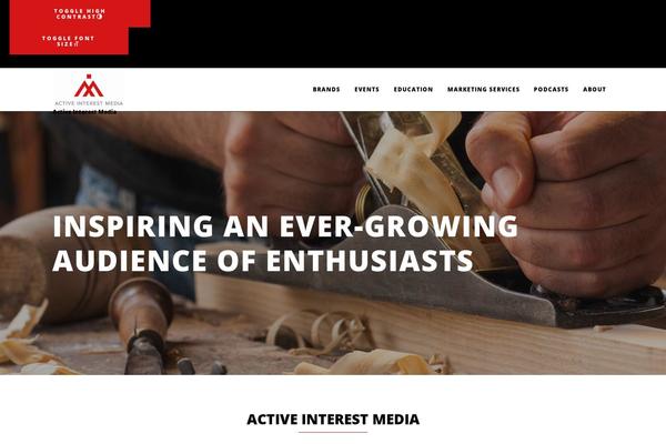 Osmosis theme site design template sample