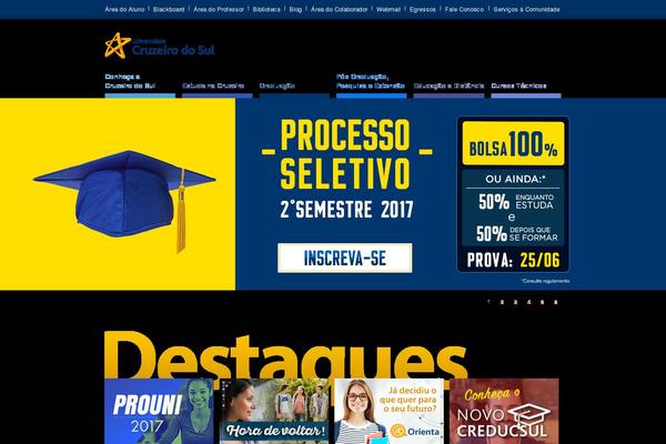 cruzeirodosul.edu.br site used Cruzeiroportais2019