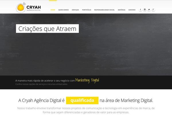 cryah theme websites examples