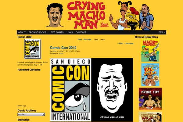 ComicPress theme site design template sample
