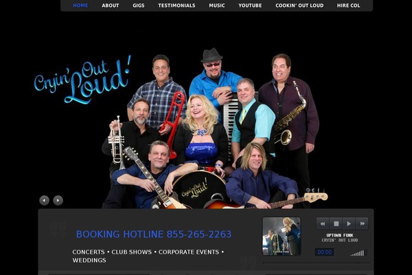 Music theme site design template sample