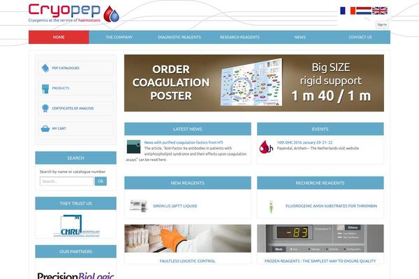 cryopep.com site used Cryopep-2020