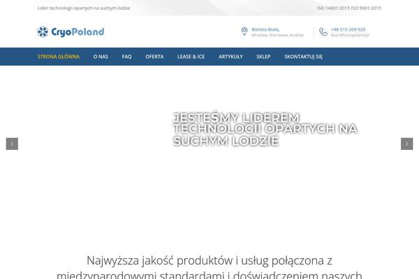 Industrial theme site design template sample