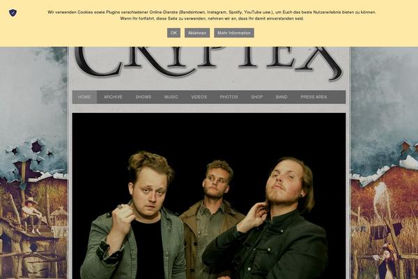 cryptexmusic.com site used Twentythirteen-cryptex
