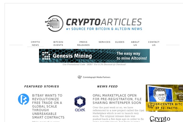 Site using Cryptocurrency-price-ticker-widget plugin