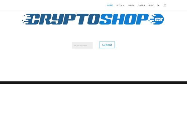 cryptoshop.co site used Divi3