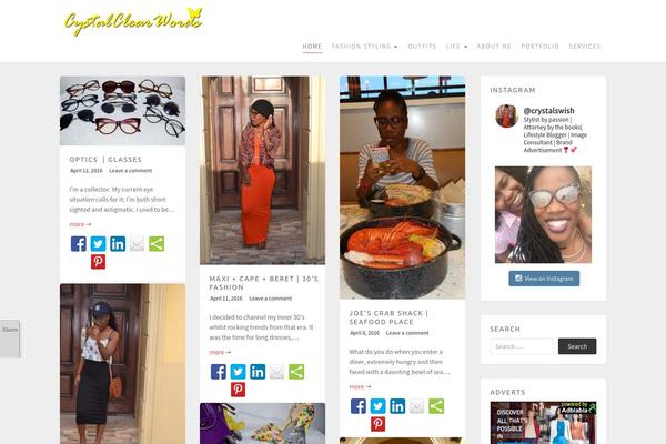 Pieces theme site design template sample