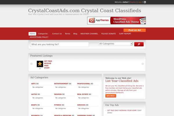 ClassiPress theme site design template sample