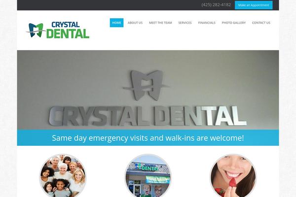 Dentalclinic theme site design template sample