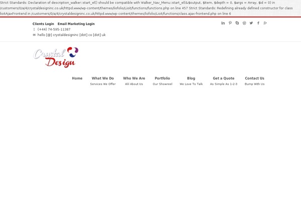 Liofolio theme site design template sample