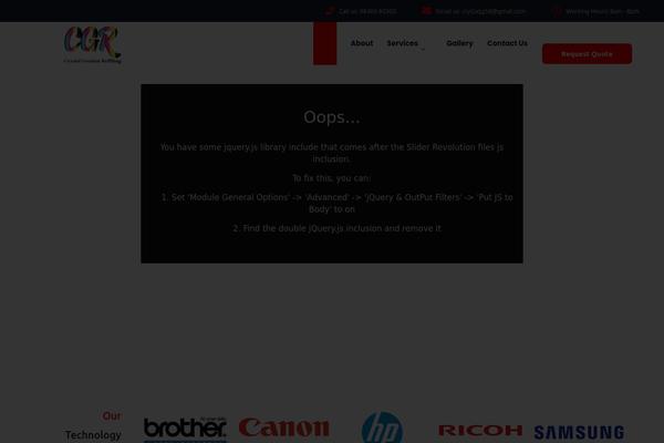 Site using Wp-popup-banners plugin