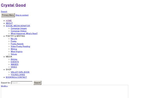 Site using WPFront Scroll Top plugin