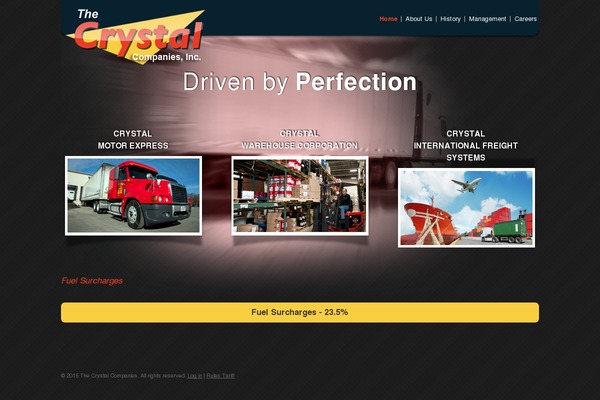 Vantage theme site design template sample