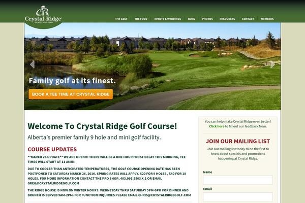 crystalridgegolf.com site used Crystalridge