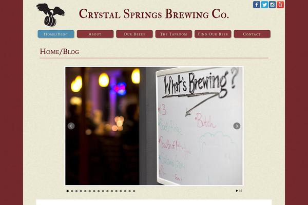 crystalspringsbrewing.com site used Migration-theme-master