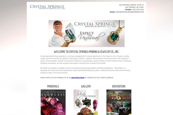 crystalspringsmining.com site used Big Company