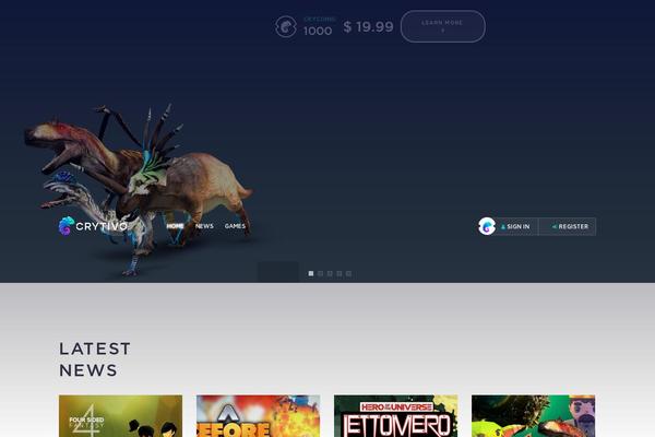 Coeur theme site design template sample