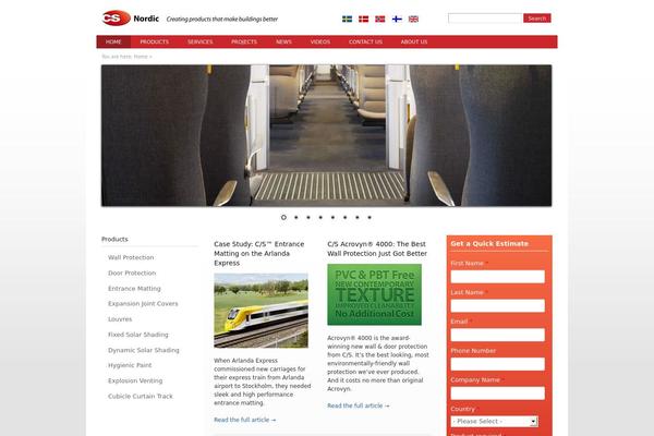Thesis 1.8.4 theme site design template sample