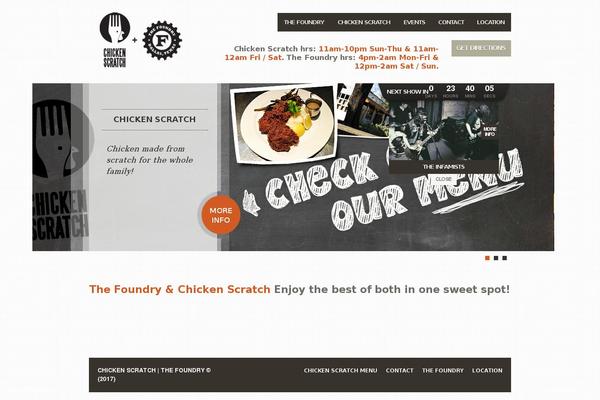 Feast theme site design template sample