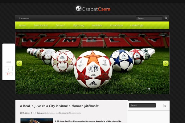 Footballnet theme site design template sample