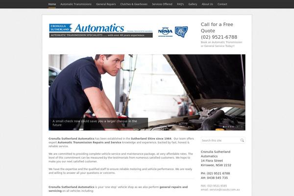 Indus theme site design template sample